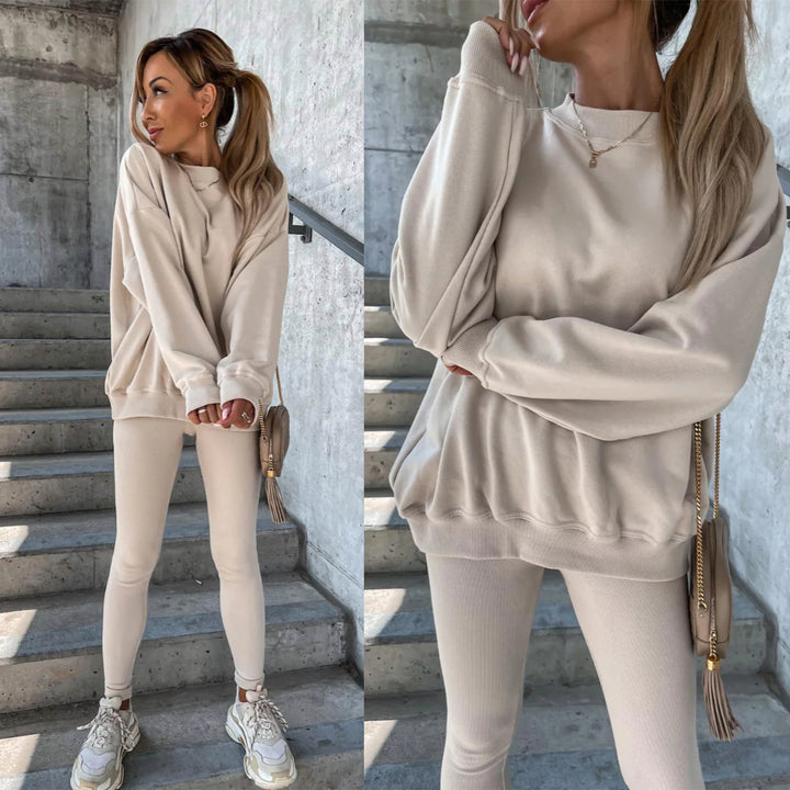 Damernas oversized Sweatoutfit med avslappnad passform Mirla-Eva Jonsson