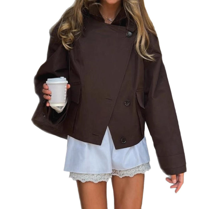Damernas oversized Utility-jacka med praktiska fickor och elegant snitt Mirla-Eva Jonsson