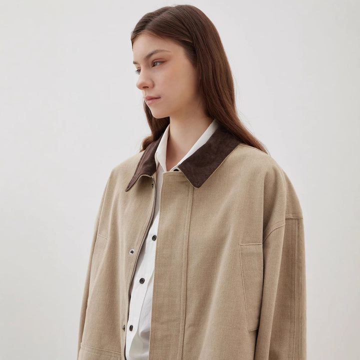 Damernas oversized avslappnad jacka Mirla-Eva Jonsson