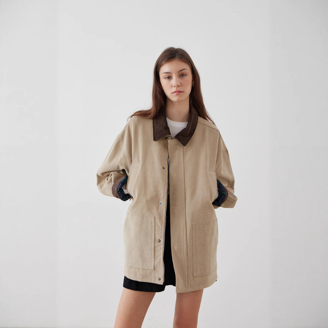 Damernas oversized avslappnad jacka Mirla-Eva Jonsson