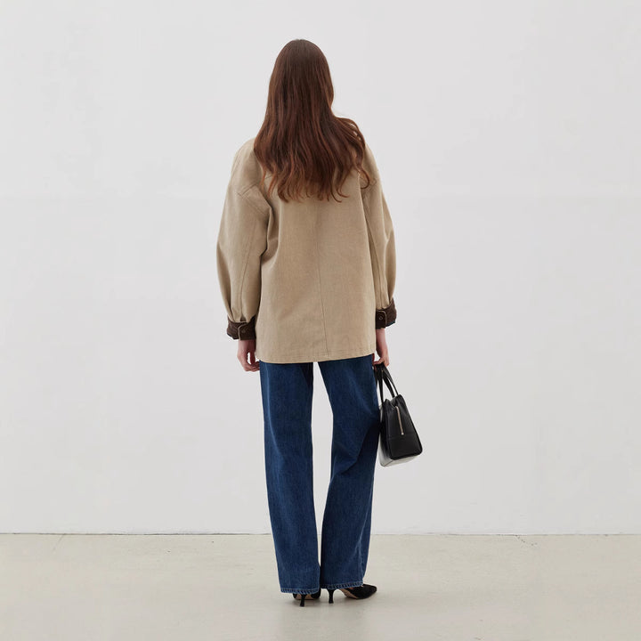 Damernas oversized avslappnad jacka Mirla-Eva Jonsson