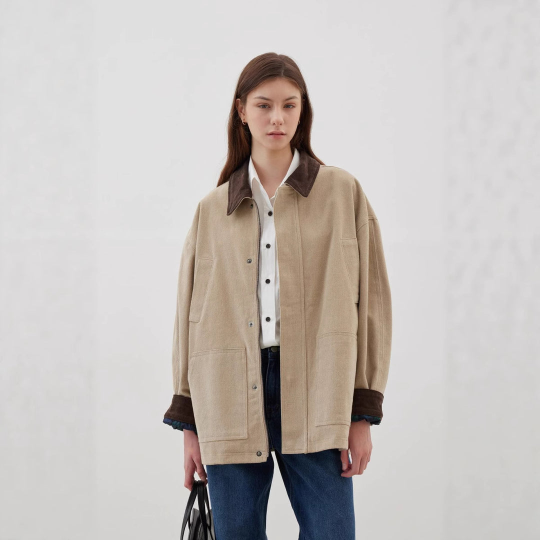 Damernas oversized avslappnad jacka Mirla-Eva Jonsson