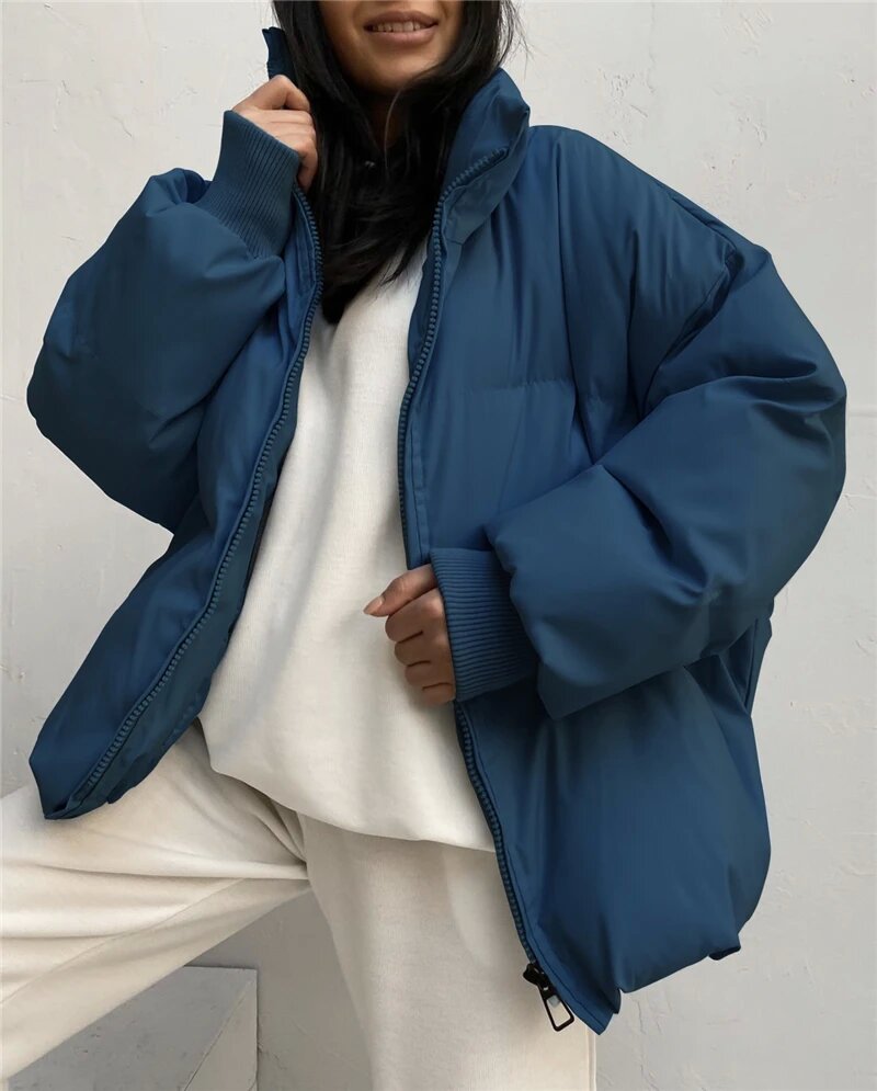 Damernas oversized dunjacka Mirla-Eva Jonsson