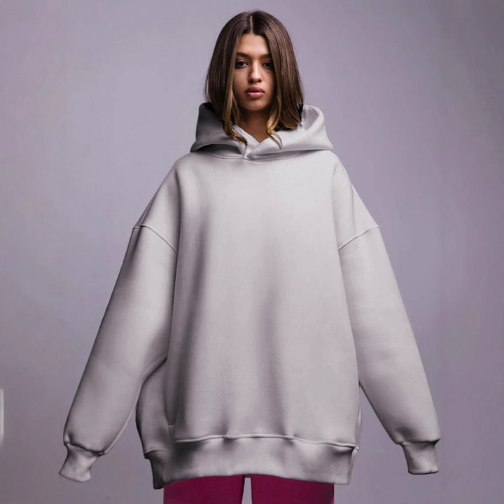 Damernas oversized hoodie i högkvalitativ fleece Mirla-Eva Jonsson