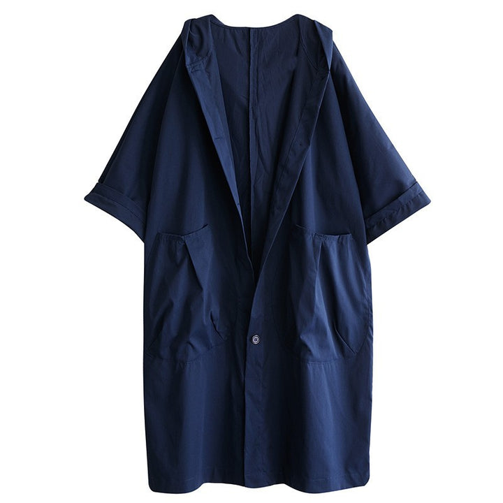 Damernas oversized hoodie-kappa med praktiska fickor Mirla-Eva Jonsson