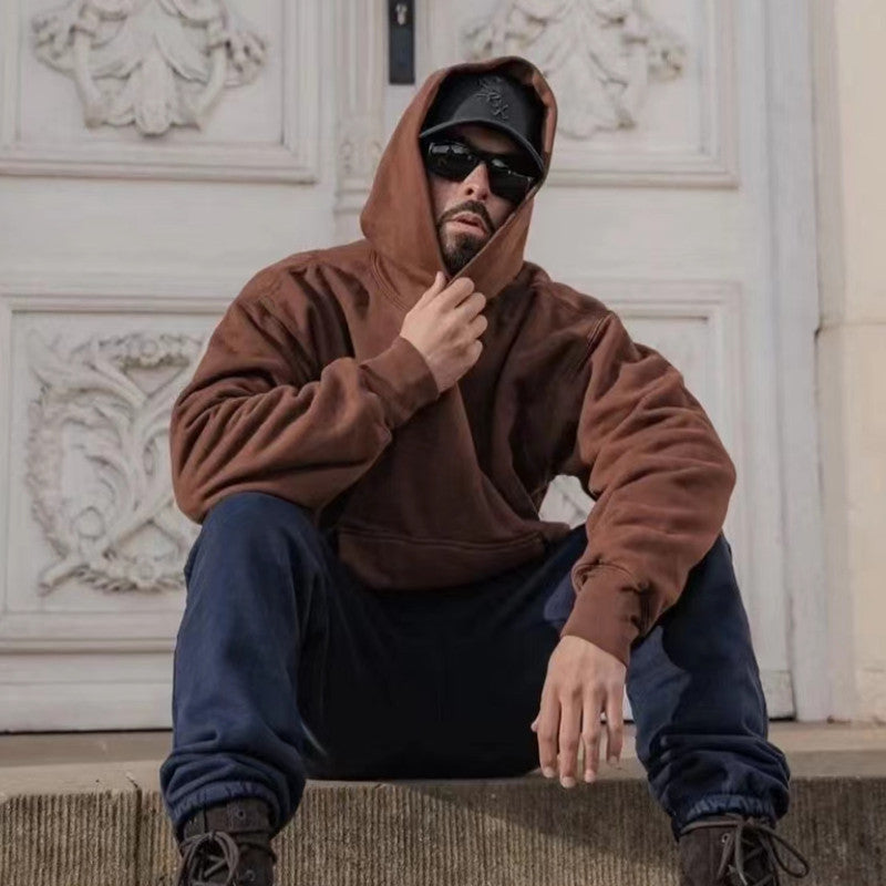 Damernas oversized hoodie med känguruficka och högkvalitativ bomullsblandning Mirla-Eva Jonsson