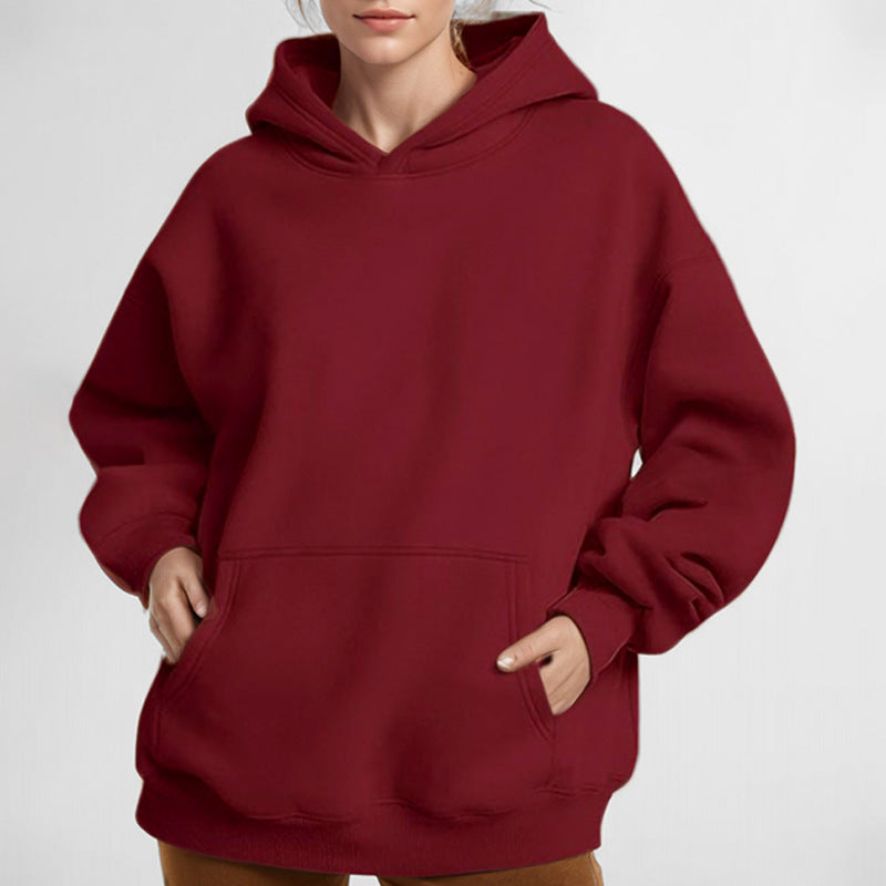 Damernas oversized hoodie med praktiska kengurutassar Mirla-Eva Jonsson