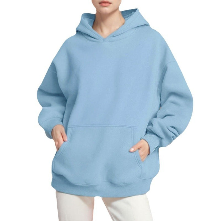 Damernas oversized hoodie med praktiska kengurutassar Mirla-Eva Jonsson