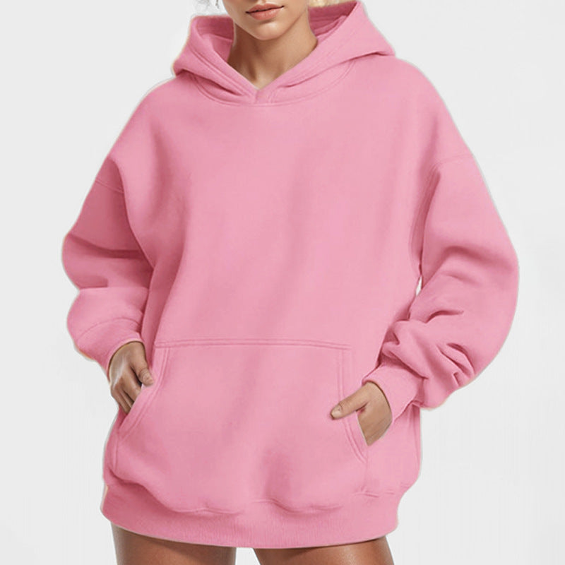 Damernas oversized hoodie med praktiska kengurutassar Mirla-Eva Jonsson