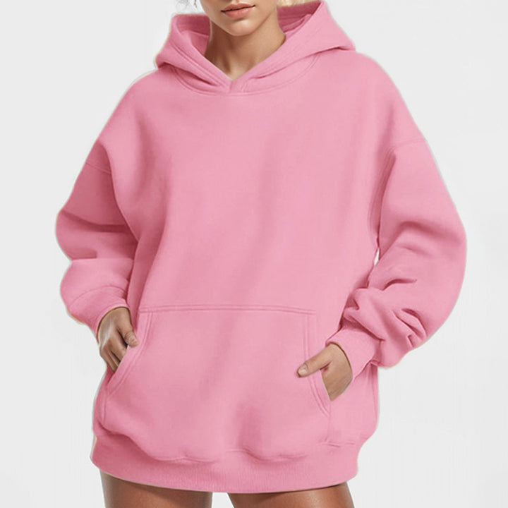 Damernas oversized hoodie med praktiska kengurutassar Mirla-Eva Jonsson