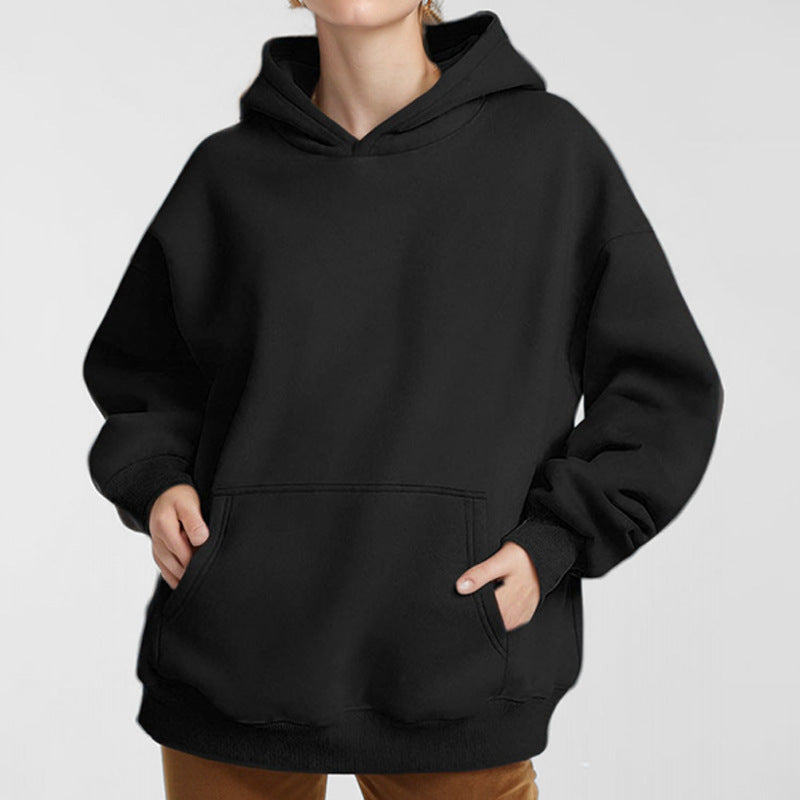 Damernas oversized hoodie med praktiska kengurutassar Mirla-Eva Jonsson