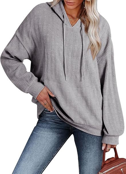 Damernas oversized hoodie med strukturerad design Eva Jonsson-Eva Jonsson