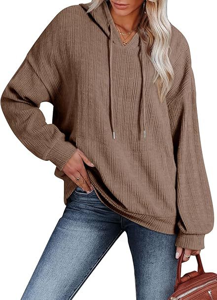 Damernas oversized hoodie med strukturerad design Eva Jonsson-Eva Jonsson