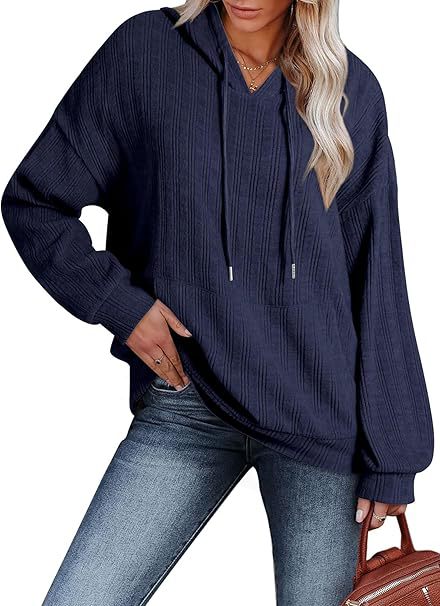 Damernas oversized hoodie med strukturerad design Eva Jonsson-Eva Jonsson
