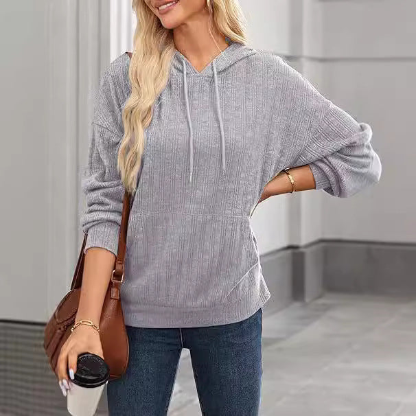 Damernas oversized hoodie med strukturerad design Eva Jonsson-Eva Jonsson