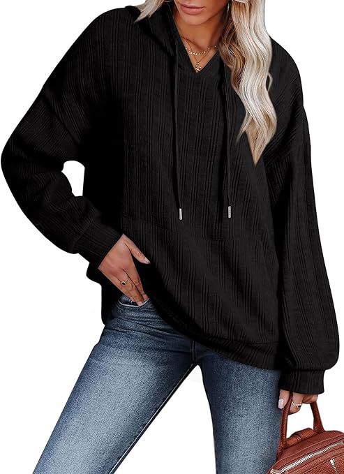 Damernas oversized hoodie med strukturerad design Eva Jonsson-Eva Jonsson