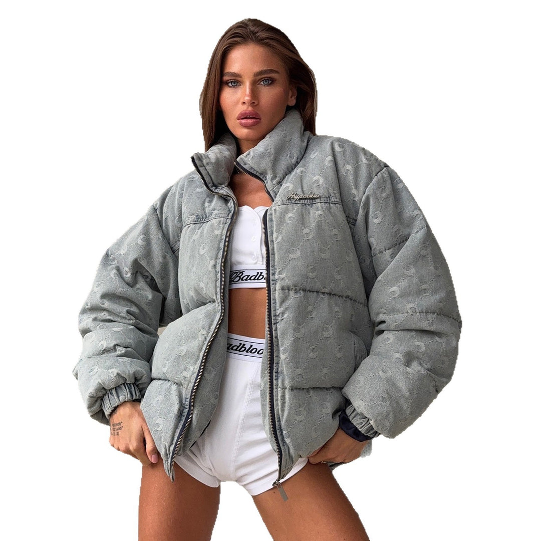 Damernas oversized quilted jacka Mirla-Eva Jonsson