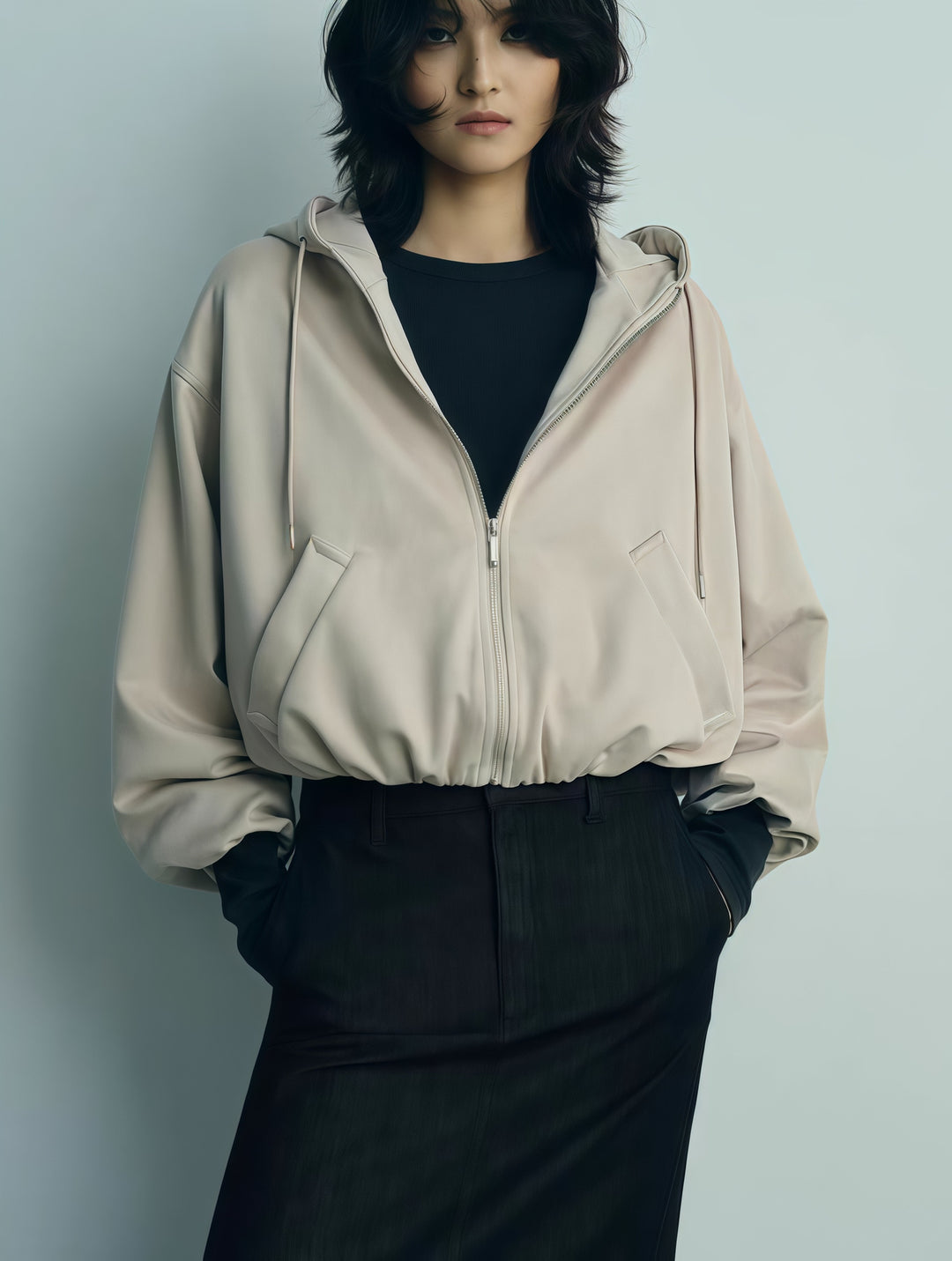 Damernas oversized sportjacka med praktiska fickor och modern skärning Eva Jonsson-Eva Jonsson