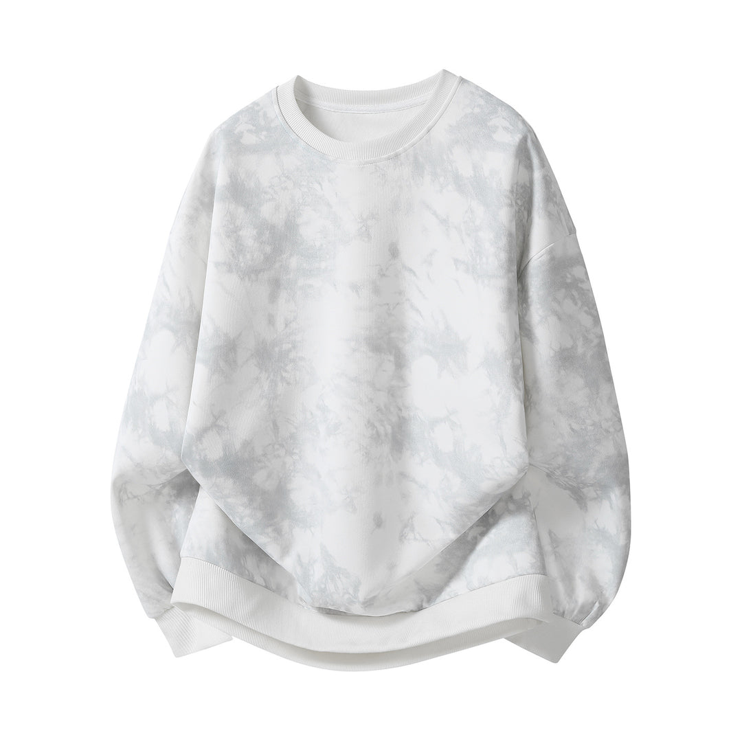 Damernas oversized sweatshirt med modernt batikmönster Mirla-Eva Jonsson