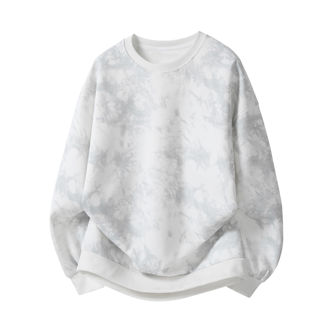 Damernas oversized sweatshirt med modernt batikmönster Mirla-Eva Jonsson