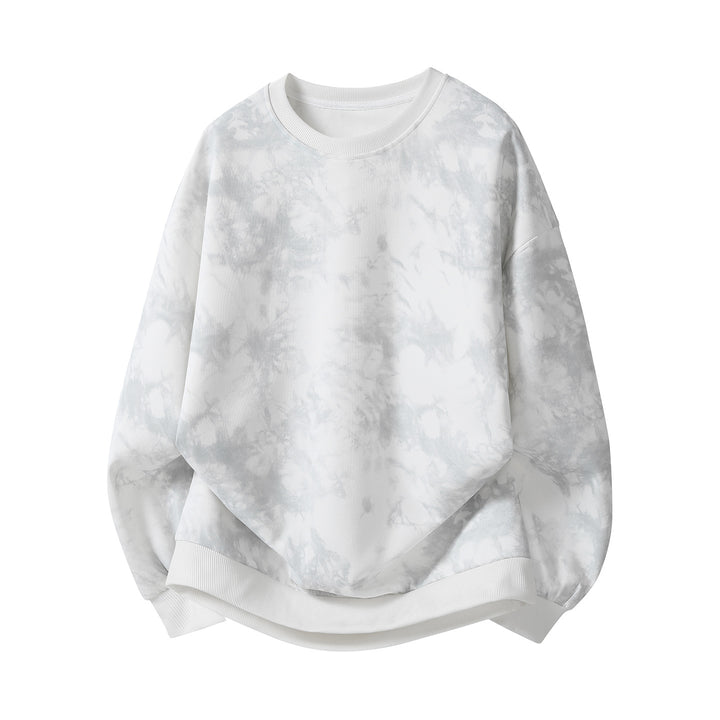 Damernas oversized sweatshirt med modernt batikmönster Mirla-Eva Jonsson