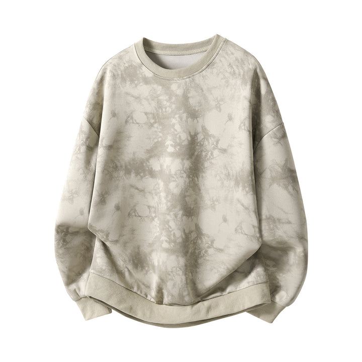Damernas oversized sweatshirt med modernt batikmönster Mirla-Eva Jonsson