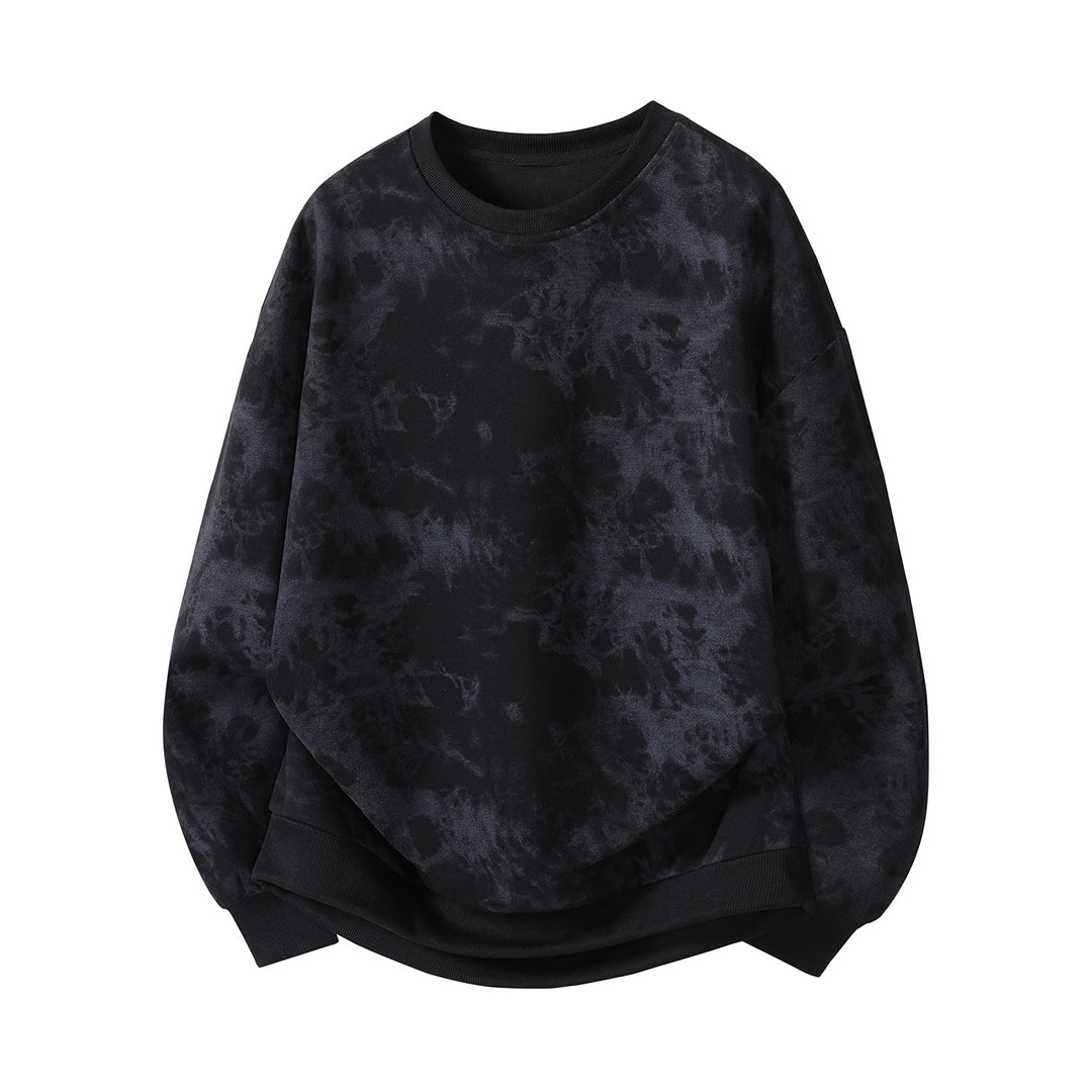 Damernas oversized sweatshirt med modernt batikmönster Mirla-Eva Jonsson