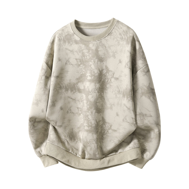 Damernas oversized sweatshirt med modernt batikmönster Mirla-Eva Jonsson