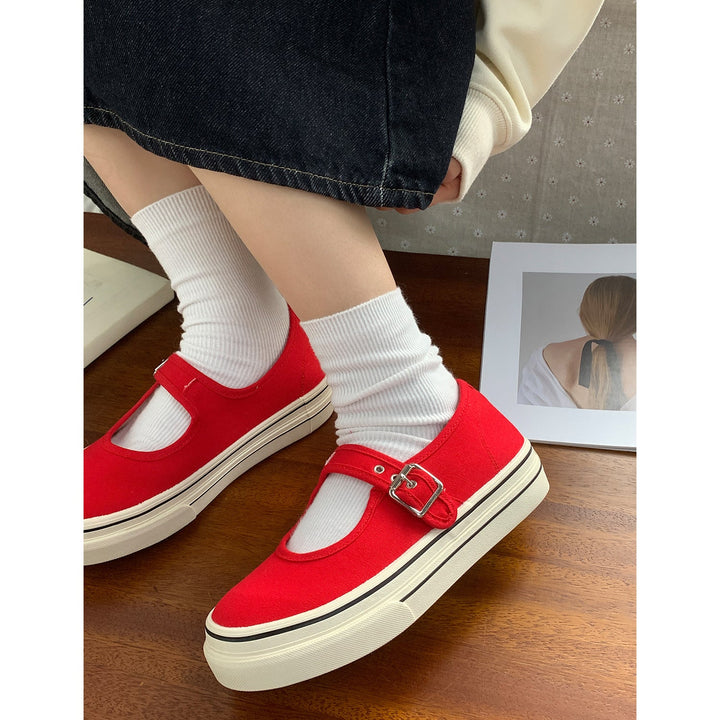 Damernas plattforms-sneakers med praktisk spännsstängning och optimerad dämpning Mirla-Eva Jonsson