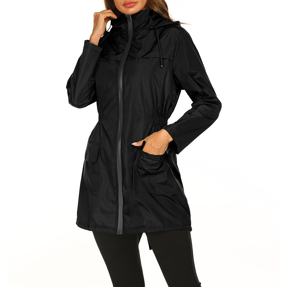 Damernas praktiska fritidsjacka med justerbar midja och stora fickor Eva Jonsson-Eva Jonsson