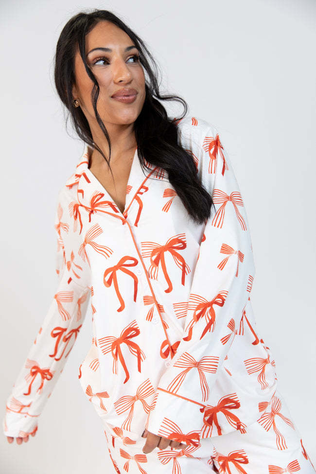 Damernas pyjamas-set med fint slipsmönster Eva Jonsson-Eva Jonsson