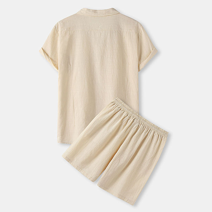 Damernas pyjamasset med klassisk krage och bekväm passform Eva Jonsson-Eva Jonsson