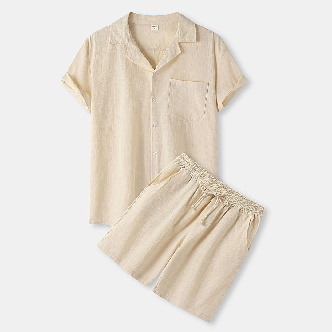 Damernas pyjamasset med klassisk krage och bekväm passform Eva Jonsson-Eva Jonsson