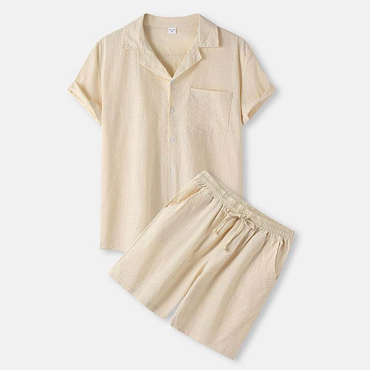 Damernas pyjamasset med klassisk krage och bekväm passform Eva Jonsson-Eva Jonsson