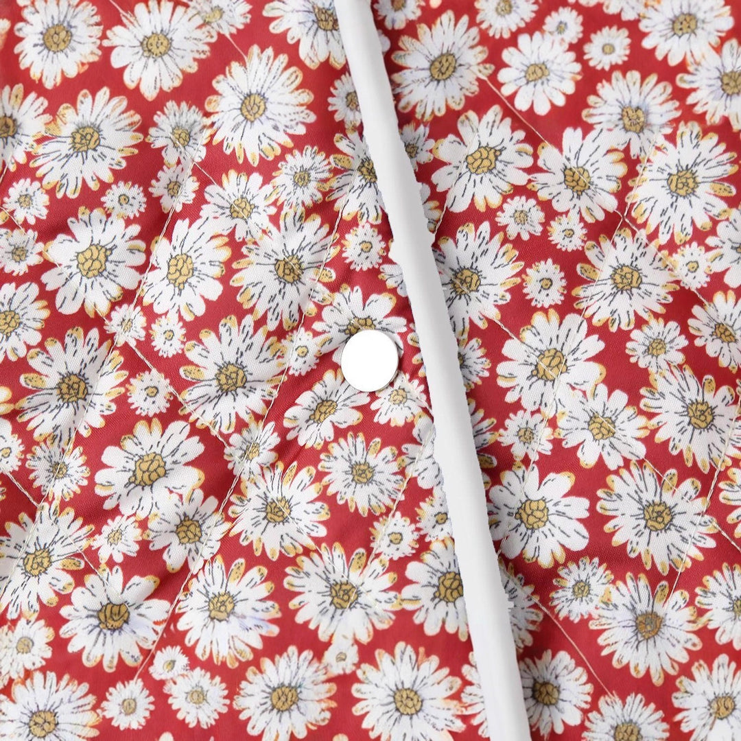 Damernas quiltade blommjacka Mirla-Eva Jonsson