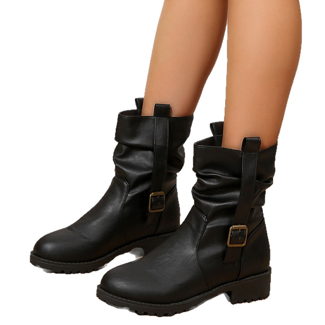 Damernas snörboots med stilfullt wrapsdesign Mirla-Eva Jonsson
