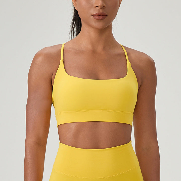 Damernas sport-bustier med andningsaktiva egenskaper och elastisk passform Mirla-Eva Jonsson
