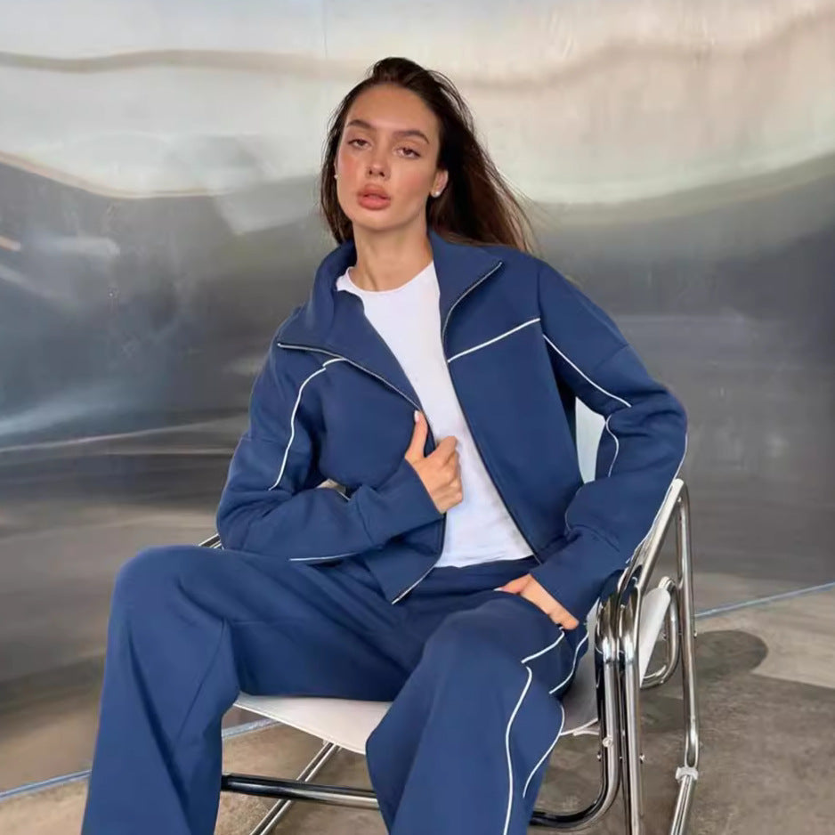 Damernas sport-joggingdress med stiliga kontrastsömmar Eva Jonsson-Eva Jonsson