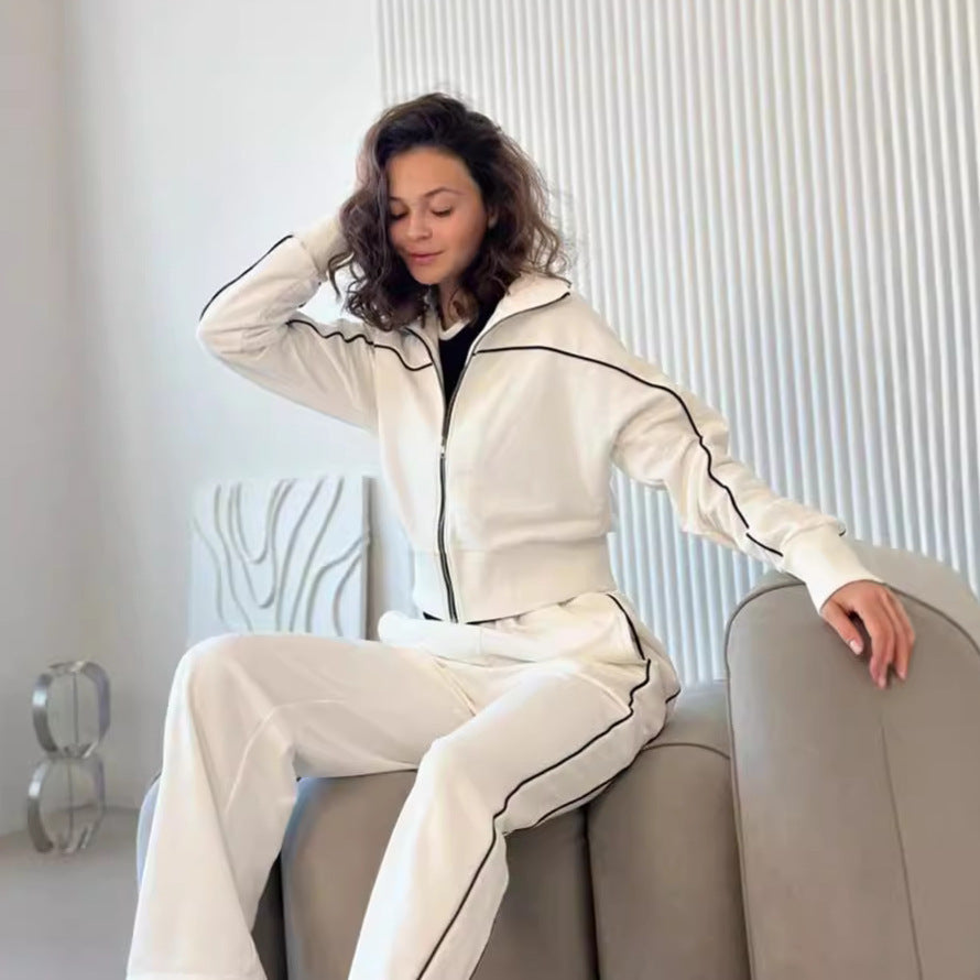Damernas sport-joggingdress med stiliga kontrastsömmar Eva Jonsson-Eva Jonsson