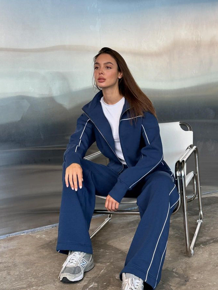 Damernas sport-joggingdress med stiliga kontrastsömmar Eva Jonsson-Eva Jonsson