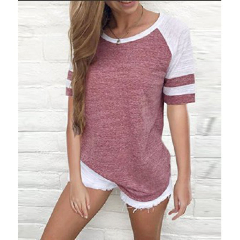 Damernas sportiga T-shirt med avslappnad kantdesign och andningsbara material Mirla-Eva Jonsson