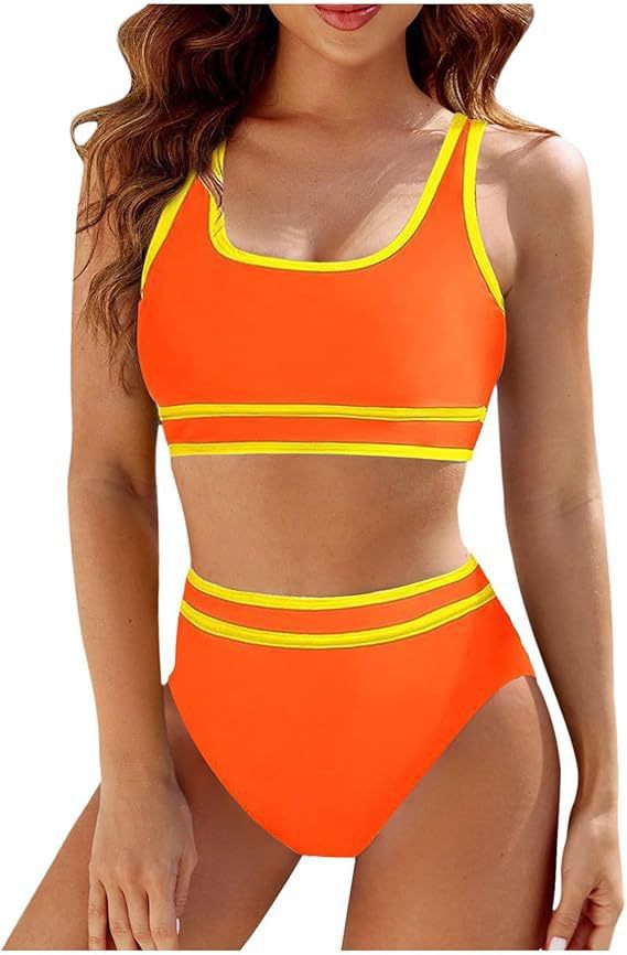 Damernas sportiga bikini-set med högt skuret underdel och sportig överdel Mirla-Eva Jonsson