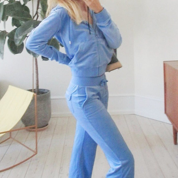 Damernas sportiga fleece-joggingdräkt Eva Jonsson-Eva Jonsson