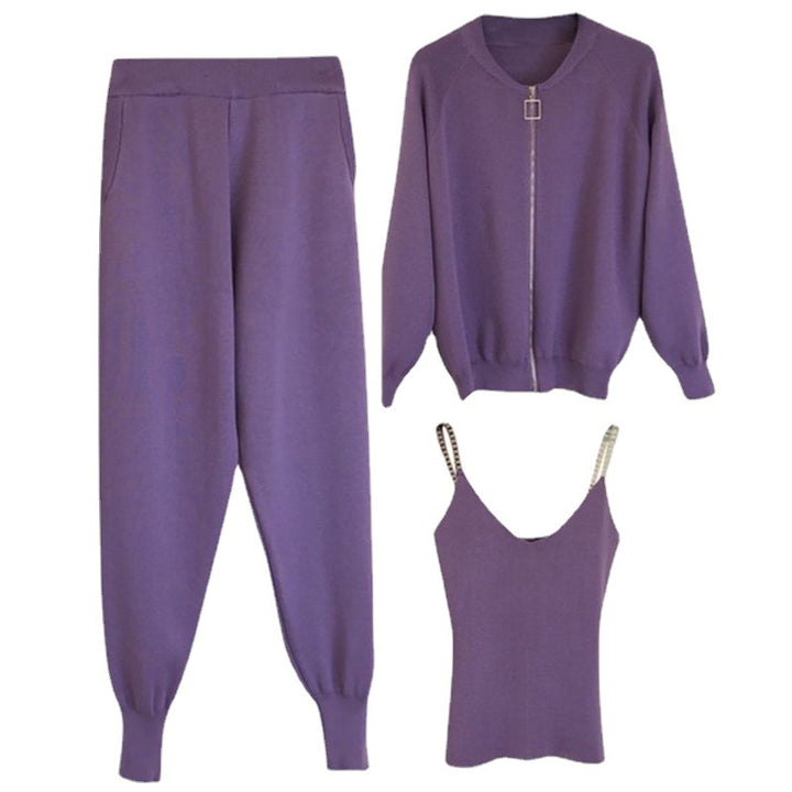 Damernas sportiga fritids-loungewear-set med dragkedja Mirla-Eva Jonsson