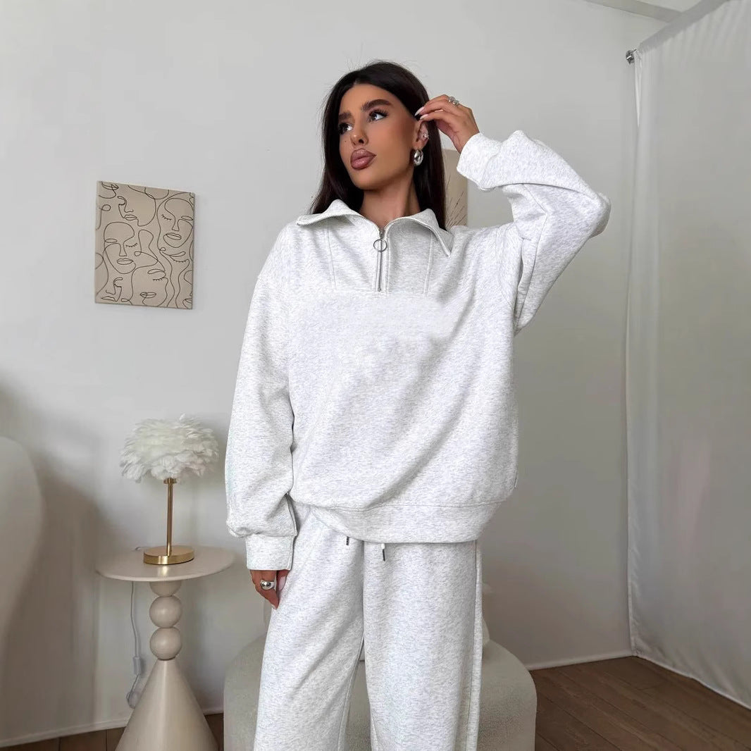 Damernas sportiga fritidsset med modern dragkedja Eva Jonsson-Eva Jonsson