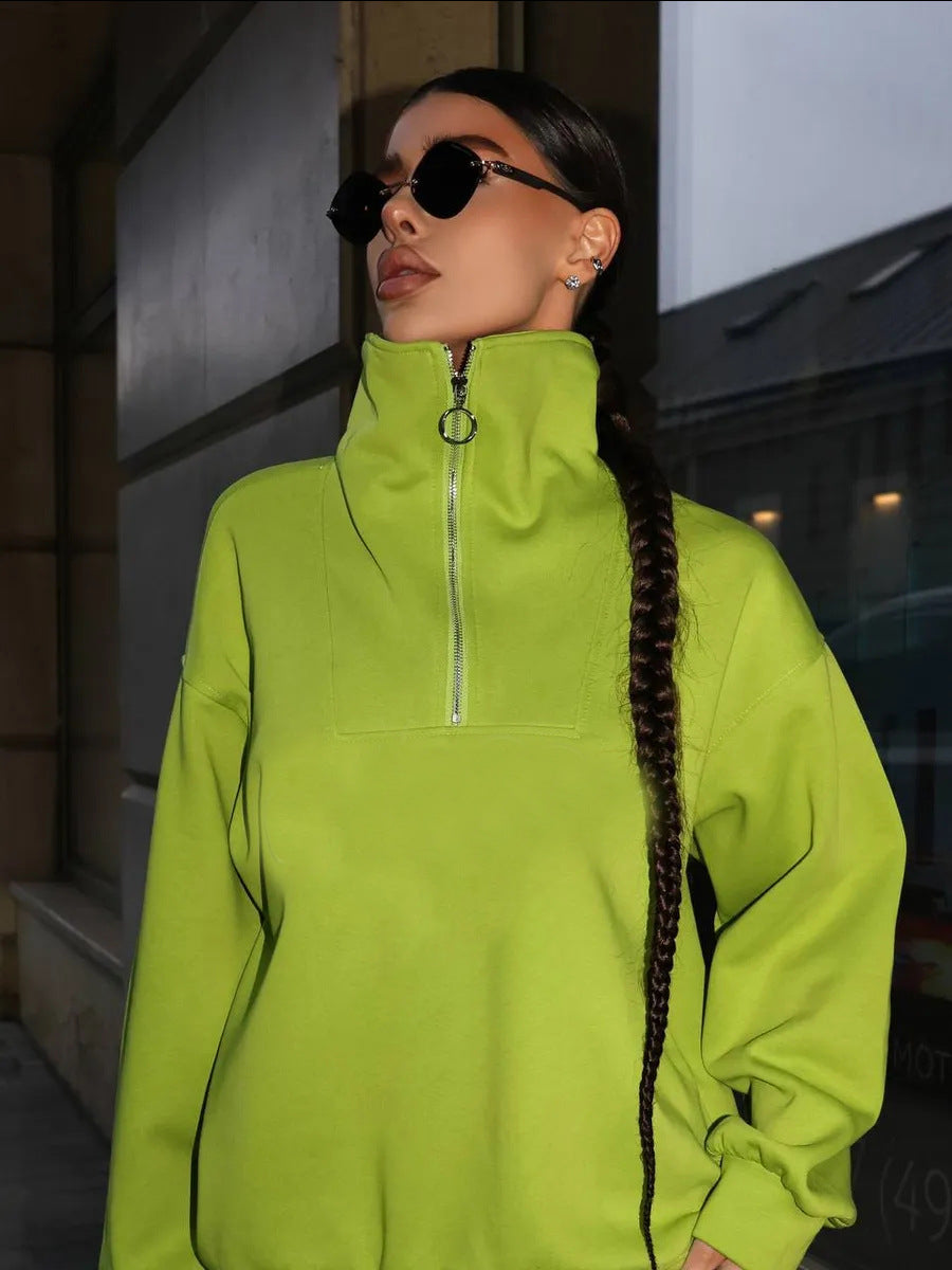 Damernas sportiga fritidsset med modern dragkedja Eva Jonsson-Eva Jonsson