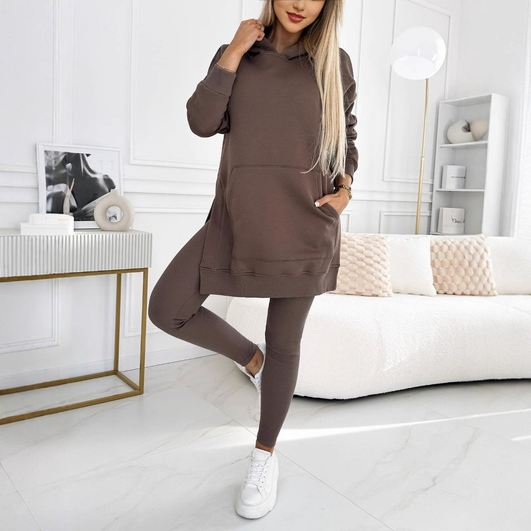 Damernas sportiga hoodie-leggings-set Mirla-Eva Jonsson