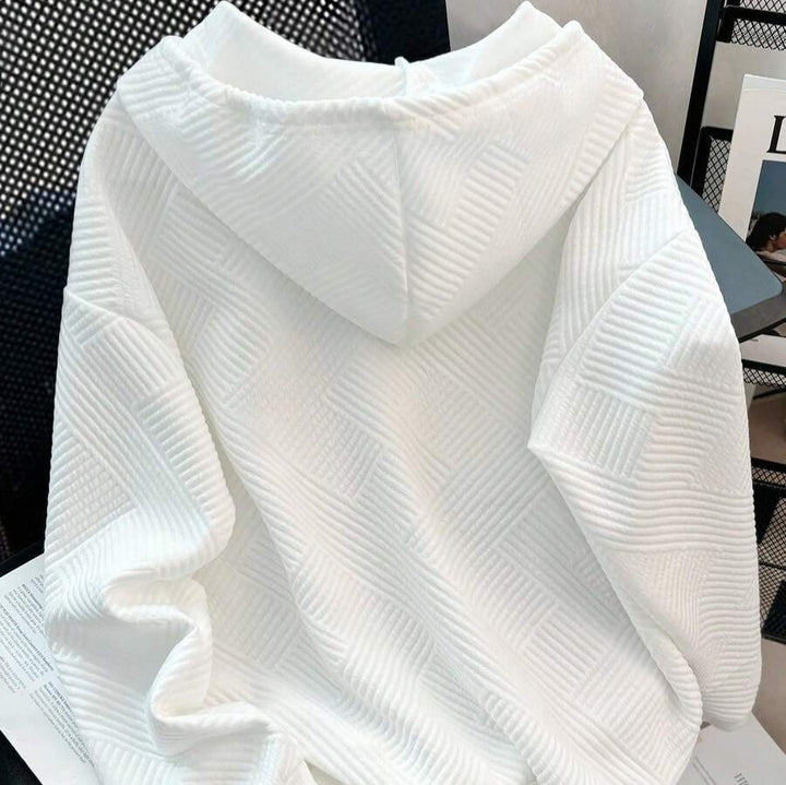 Damernas sportiga hoodie med strukturerad design Mirla-Eva Jonsson