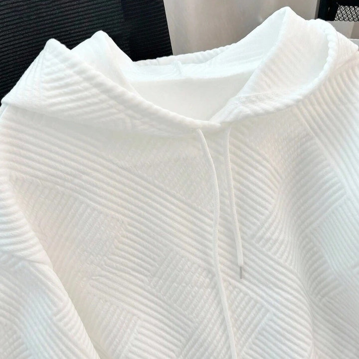 Damernas sportiga hoodie med strukturerad design Mirla-Eva Jonsson