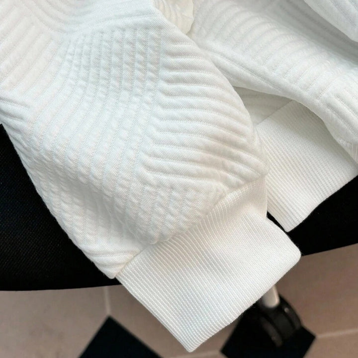 Damernas sportiga hoodie med strukturerad design Mirla-Eva Jonsson